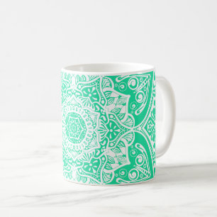 Minty Mandala Kaffeetasse