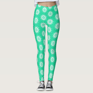 Minty Mandala Leggings