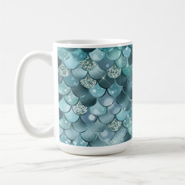 Minty Scales Sirène Mug (Gauche)