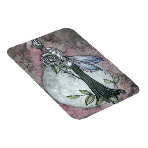 Minuit Rose Fairy Vinyl Magnet