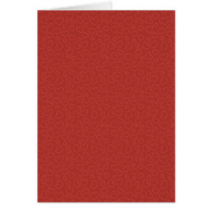 Minuscule carte de design Red Hearts