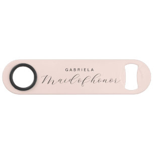 Minuscule femme de chambre rose moderne