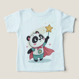 Minuscule mais Puissant – Panda Super-héros Tenant