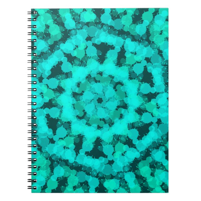 Minusgrün geometrisch notizblock (Vorderseite)