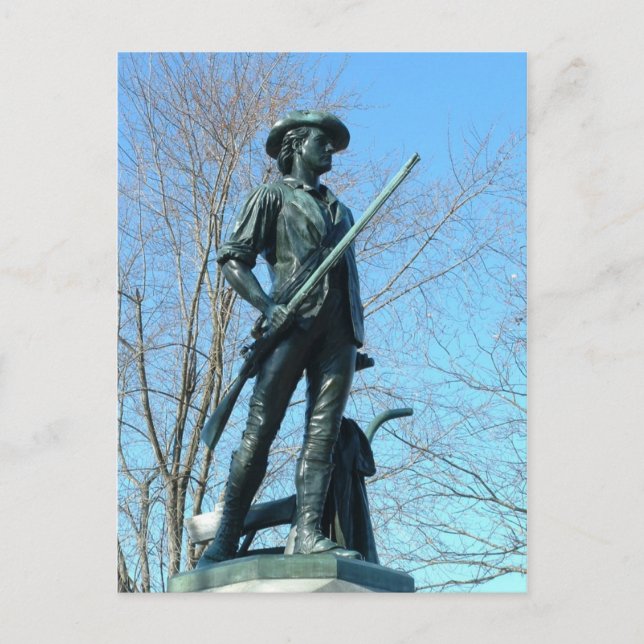 Minute Man Postkarte (Vorderseite)