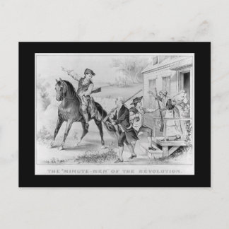Minute Männer Postkarte