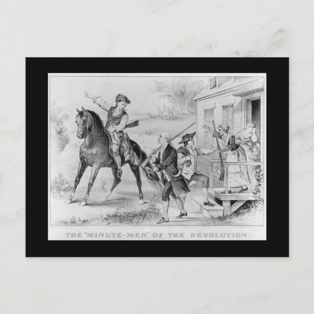 Minute Männer Postkarte (Vorderseite)