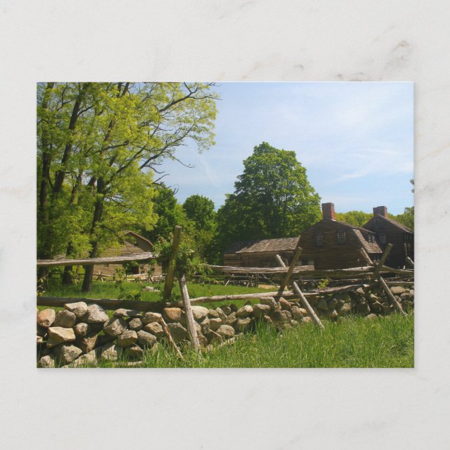 Minuteman National Park Historic Tavern Postkarte (Vorderseite)