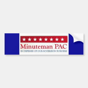 Minuteman PAC Autoaufkleber
