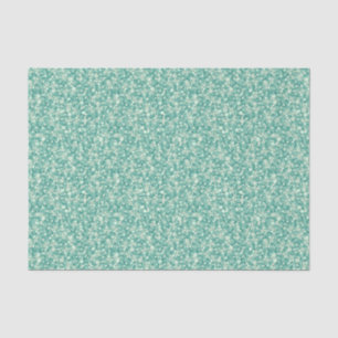 Minz grüner Glitzer und Glitzern. Seidenpapier