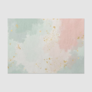 Minz-Rosa-Abstrakt-Beliebte-Kollektion Seidenpapier
