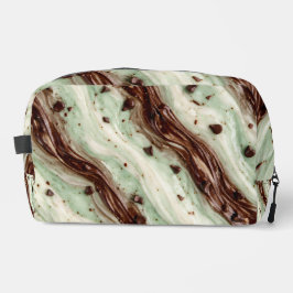 Minz-Schokoladen-Chip-Milchshake-Marmor-Design Waschbeutel