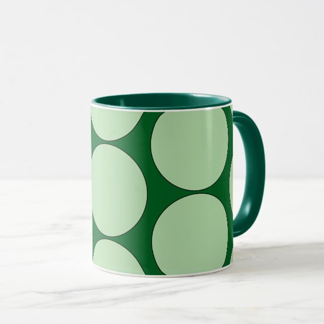 "MINZ-TEE" POP-ART 11 OZ. KAFFEETASSE  (VorderseiteRechts)