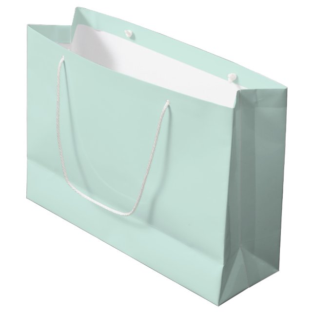 Minz-Wolke Große Geschenktüte (Vorderseite Schrägansicht)