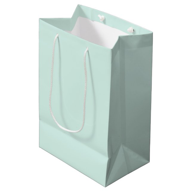 Minz-Wolke Mittlere Geschenktüte (Vorderseite Schrägansicht)
