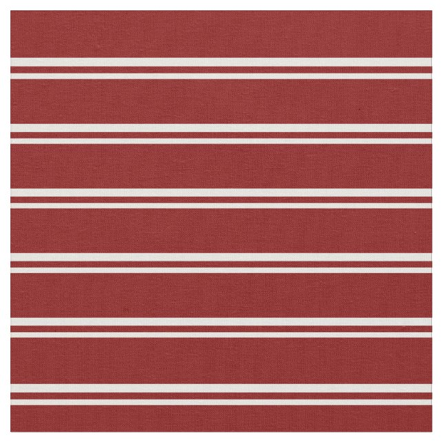 Minzcreme und Maroon-Muster Stoff (Nahaufnahme)