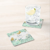 Minze Gold Floral Butterfly Quinceañera