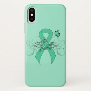 Minze Green Awareness Ribbon mit Schmetterling title_seo2