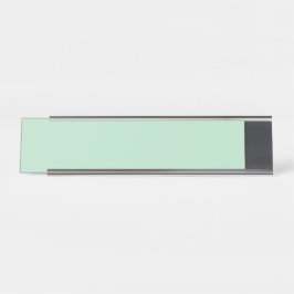 Minze Green Desk Name Plate für Büros Schreibtischnamensplakette