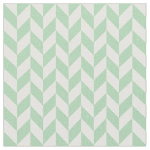 Minze Green Herringbone-Muster Stoff