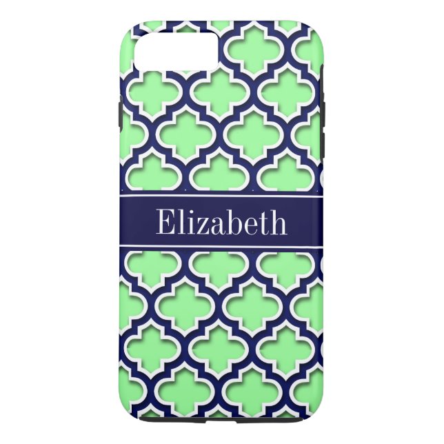 Minze Green, marokkanische Marine #5DS Navy Name M Case-Mate iPhone Hülle (Rückseite)