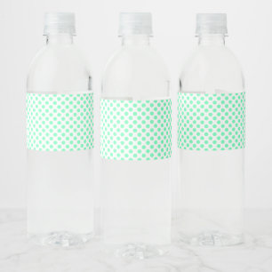 Minze Green Polka Dot Muster Liebe Ball Print Nied