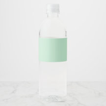 Minze Green Water Flasche Labels