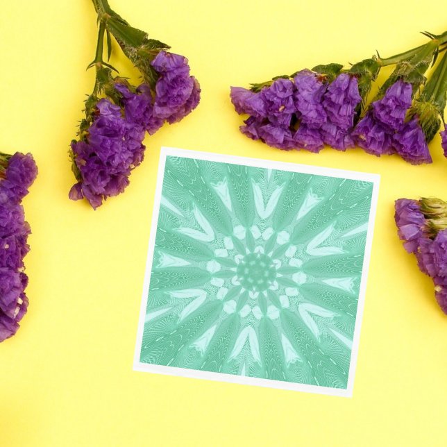 Minze grüne Imitate tüllen Design Serviette (Von Creator hochgeladen)