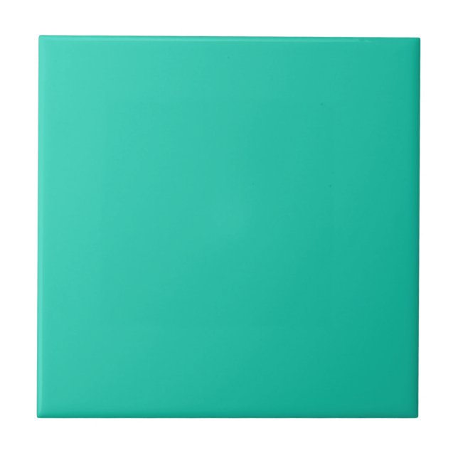 Minze grüne Solid Color Tile Fliese (Vorderseite)
