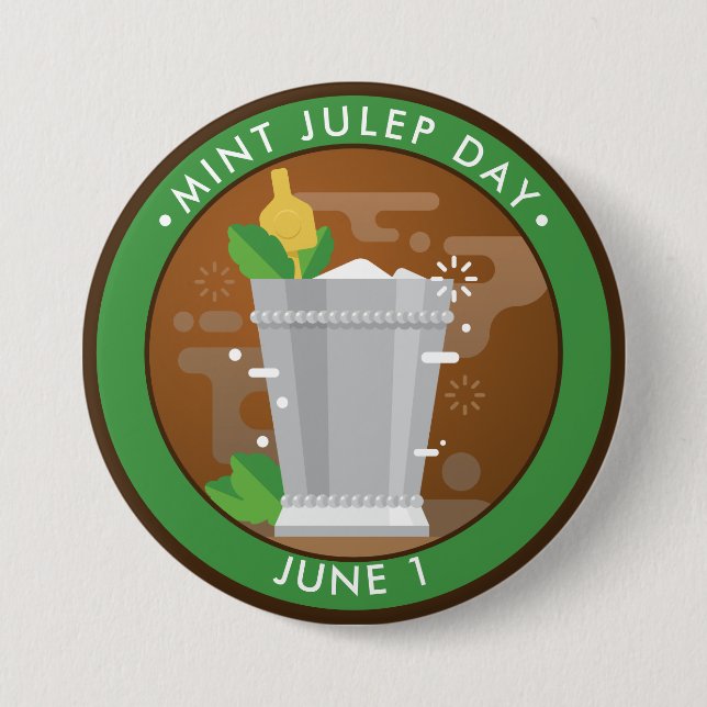 Minze Julep Day Button (Vorderseite)