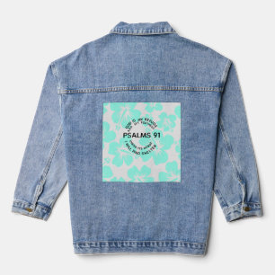 Minze Psalmen 91 Blume Jeansjacke