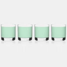 Minze Set aus lackiertem, individualisierbarem Gla Whiskyglas