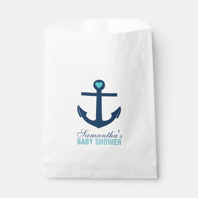 Minze und Blauer Anker Geschenktütchen (Vorderseite)