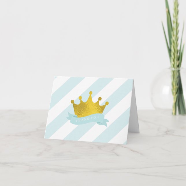 Minze und Goldprinzessin Vielen Dank Dankeskarte (Vorderseite)