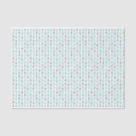Minze und leichte graue Weihnachtsbaumen Seidenpapier