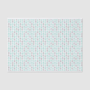 Minze und leichte graue Weihnachtsbaumen Seidenpapier