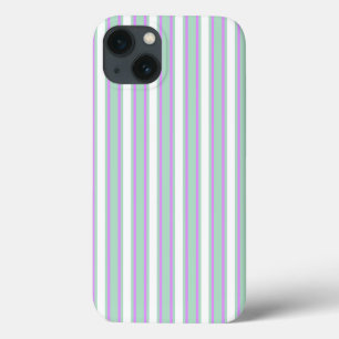 Minze und lila Creme Streifen Case-Mate iPhone Geh Hülle