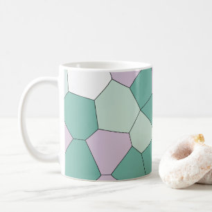 Minze und Violet Kaffeetasse