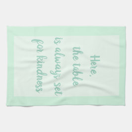 Minze - weiß geschirrtuch