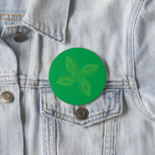 Minzeblätter Button