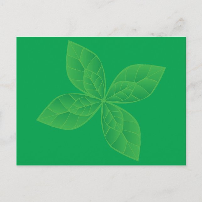 Minzeblätter Postkarte (Vorderseite)