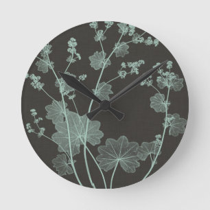 Minzen-u. Holzkohlen-Naturkunde I Runde Wanduhr