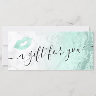 Minzgrün Glitzer Lippen Marmor Makeup Künstler