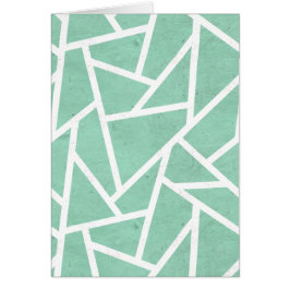 Minzgrün-weiße Mosaikmuster