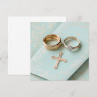 Minzgrüne religiöse Hochzeit