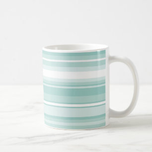 Minzgrüne Streifen Kaffeetasse