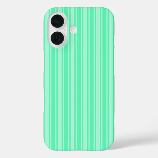 Minzgrüne Süßigkeiten iPhone 16 Hülle (Rückseite)