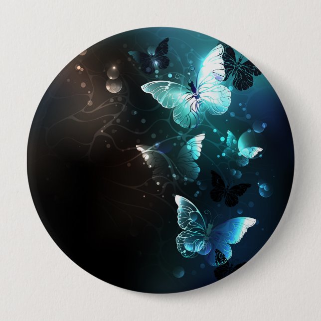 Minznacht Schmetterlinge Button (Vorderseite)
