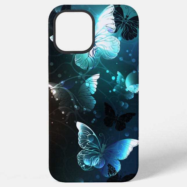 Minznacht Schmetterlinge iPhone 12 Pro Max Hülle (Rückseite)