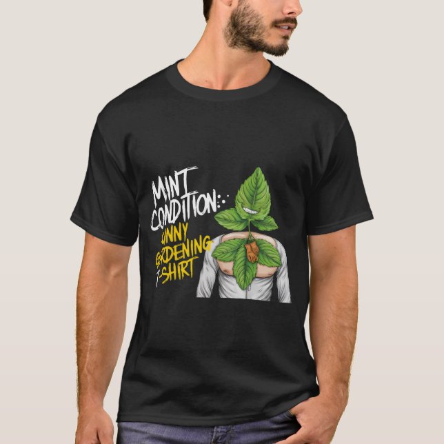 "Minzzustand: Sonnengartenbau-T - Shirt" T-Shirt (Vorderseite)